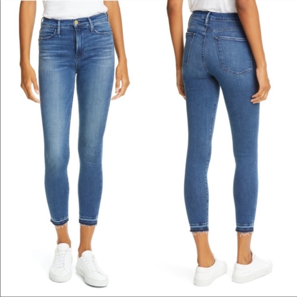 Frame Le High skinny crop jean